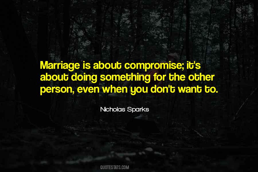 Marriage Compromise Quotes #1209462