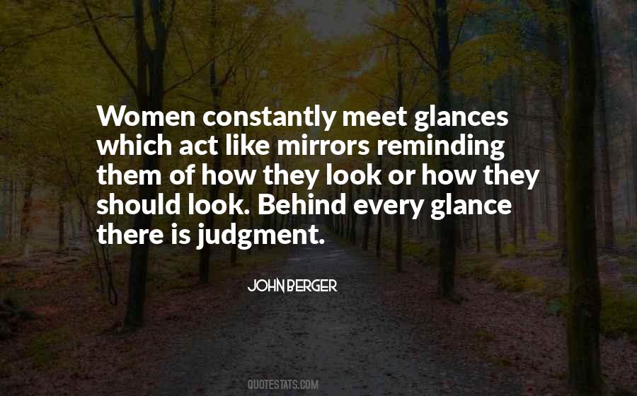 Quotes About Glances #115686