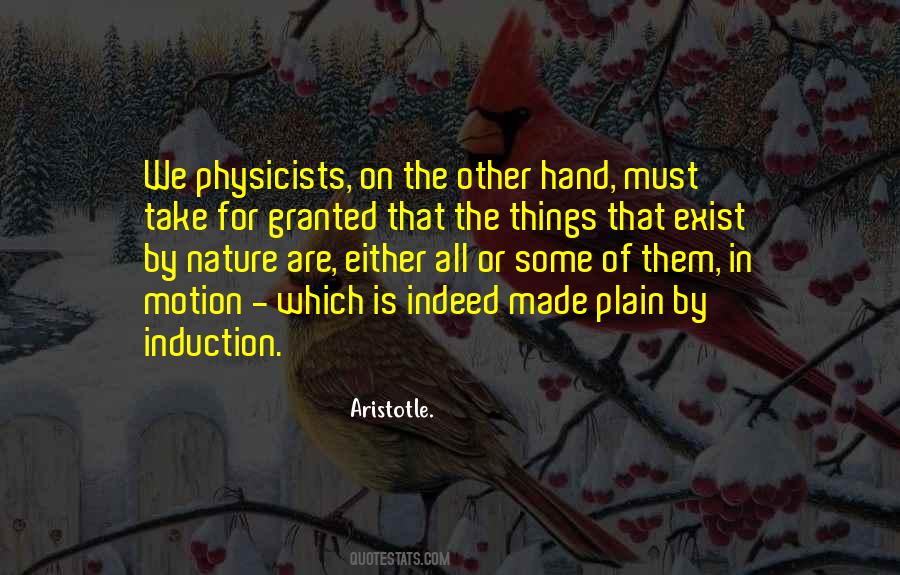 Hand Of Nature Quotes #490399