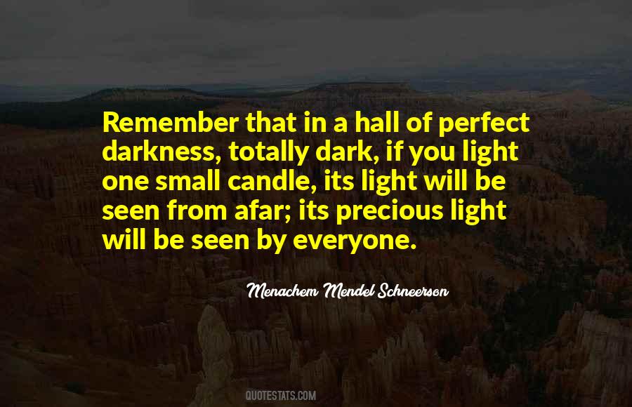 Candle In Darkness Quotes #1002888