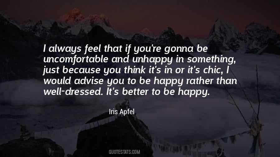 You Be Happy Quotes #154725