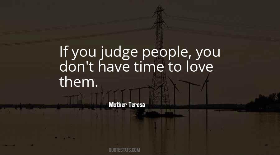 Judge People Quotes #1190073