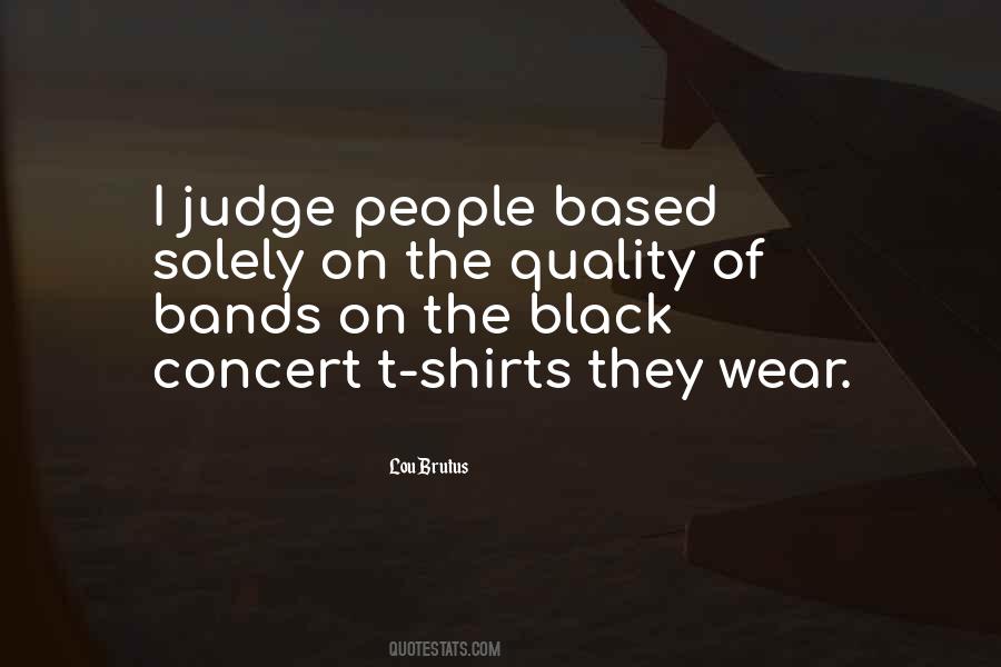 Judge People Quotes #1506729