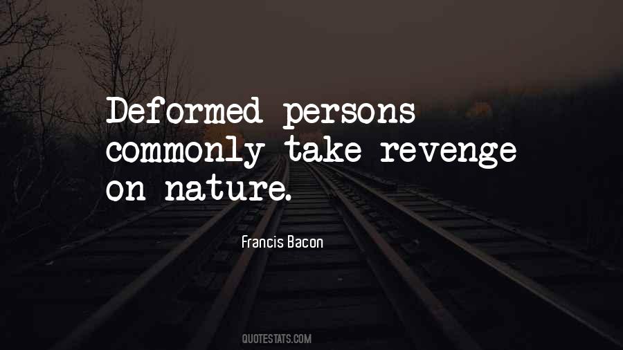 Nature Will Take Revenge Quotes #1773436