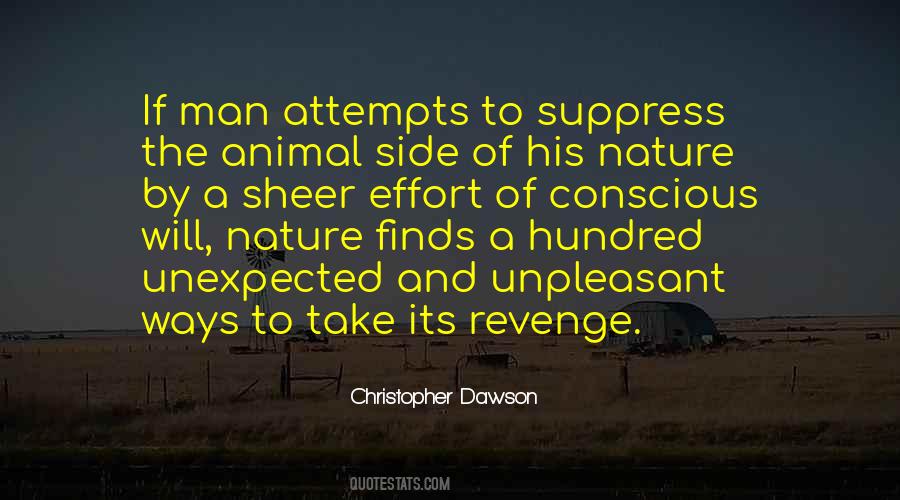 Nature Will Take Revenge Quotes #821369