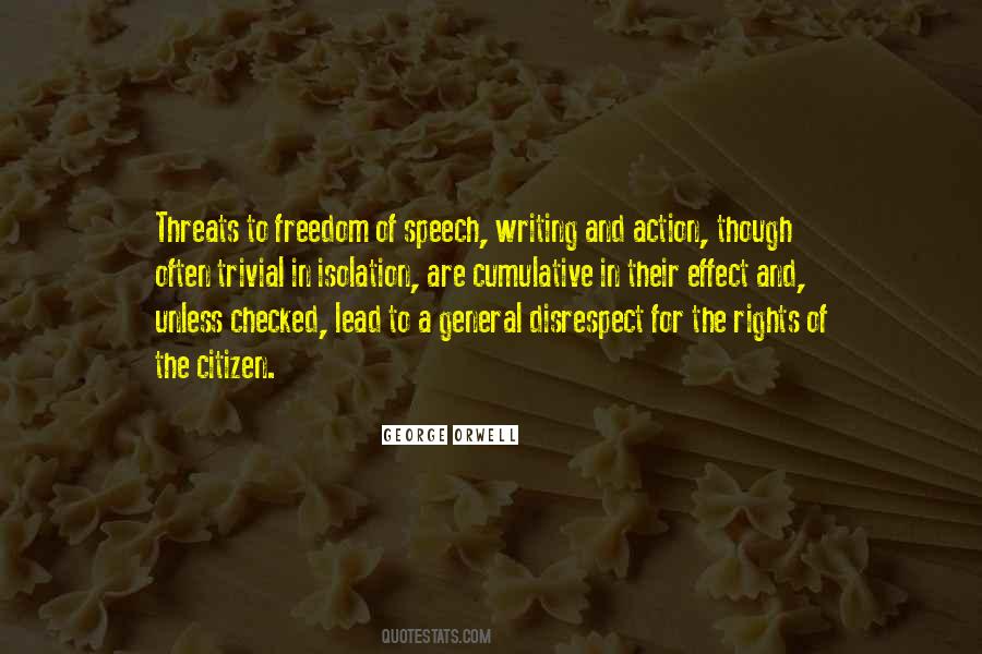 A Speech Of Quotes #105177