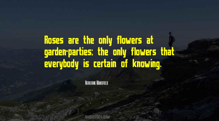Garden Of Flowers Quotes #1192628