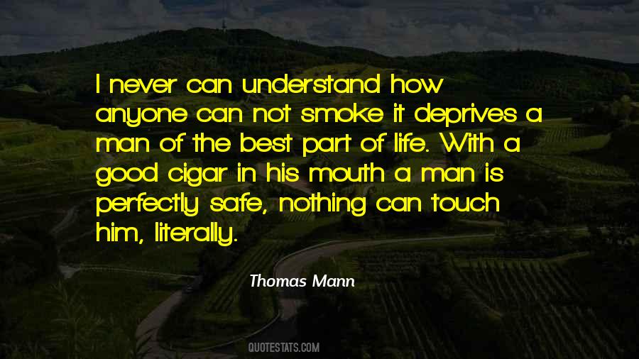 A Good Cigar Is A Smoke Quotes #958234