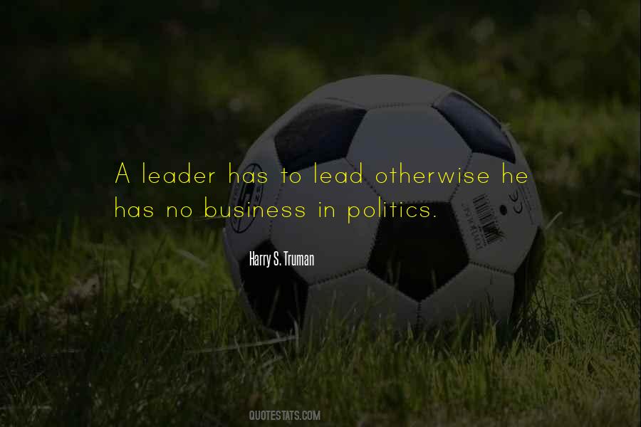 No Leader Quotes #220436