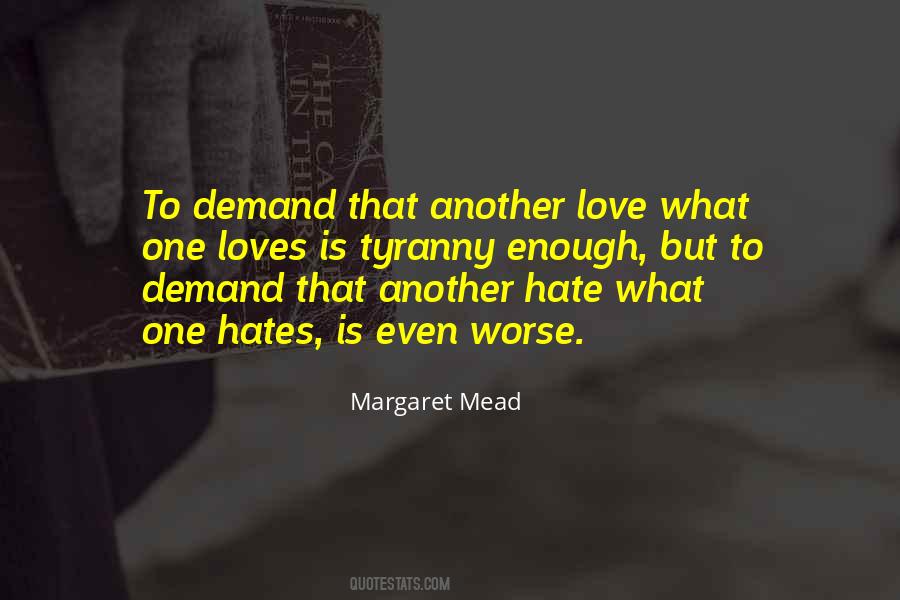 Demand Love Quotes #627722