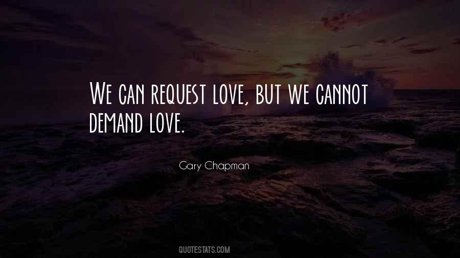 Demand Love Quotes #851153