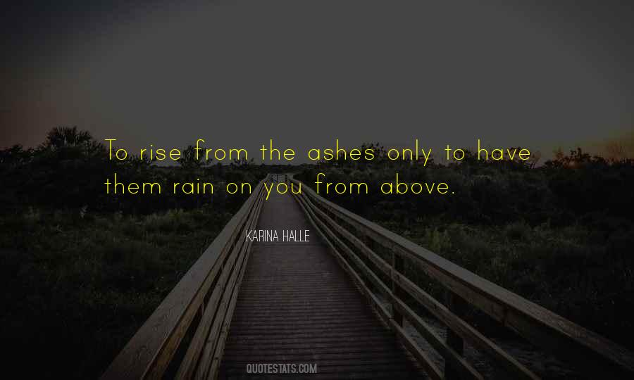 Rain On Quotes #329700