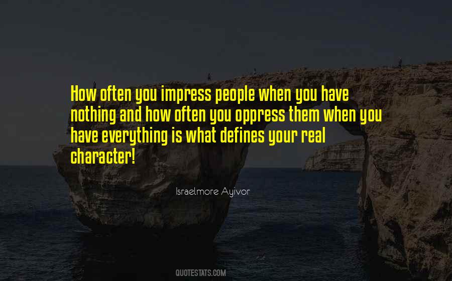Impressive People Quotes #525423