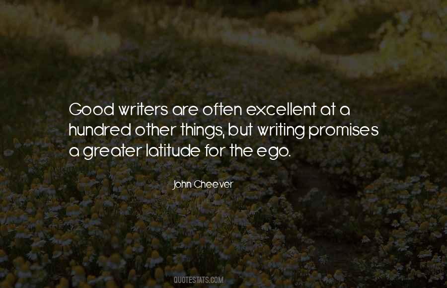 Good For Your Ego Quotes #1801873