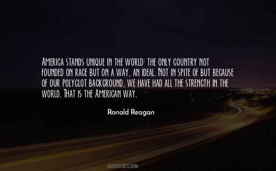 Ronald Reagan America Quotes #1167607