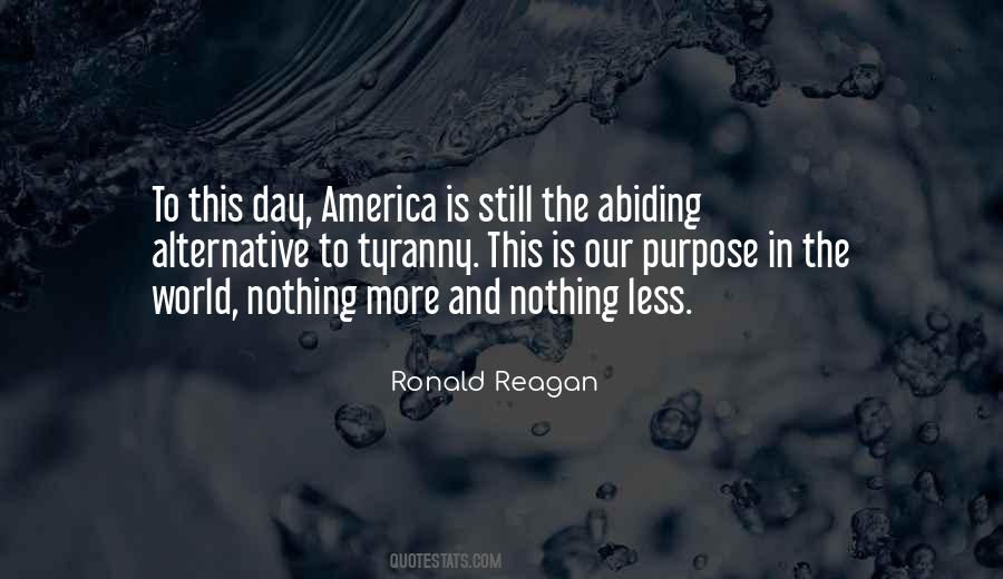 Ronald Reagan America Quotes #1483247