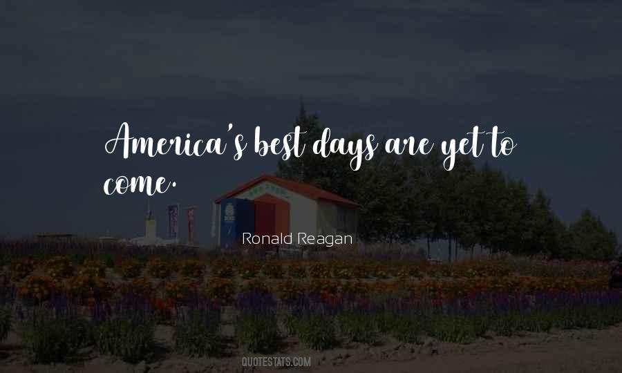 Ronald Reagan America Quotes #755991