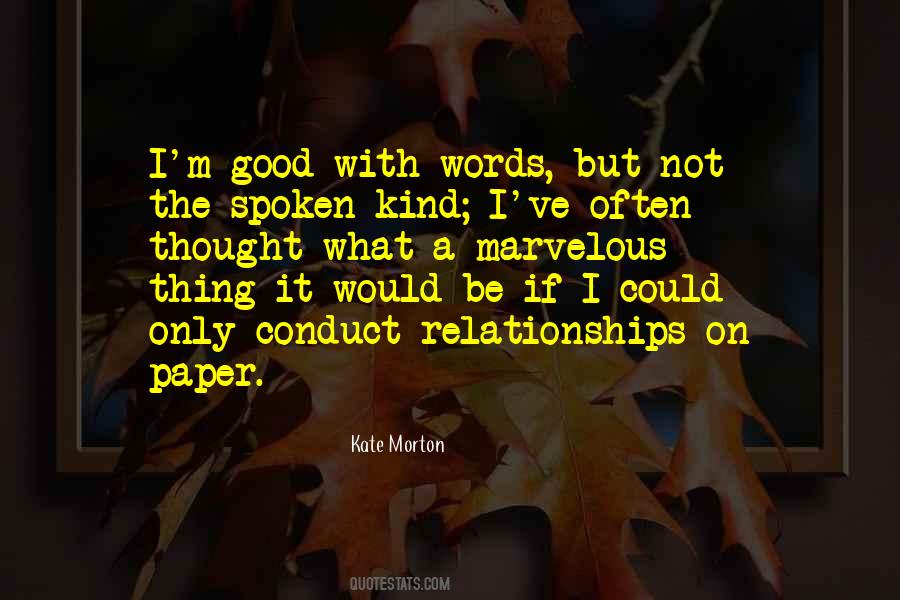 Good On Paper Quotes #309405
