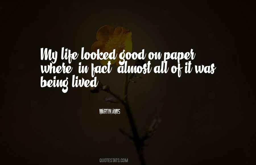 Good On Paper Quotes #523296