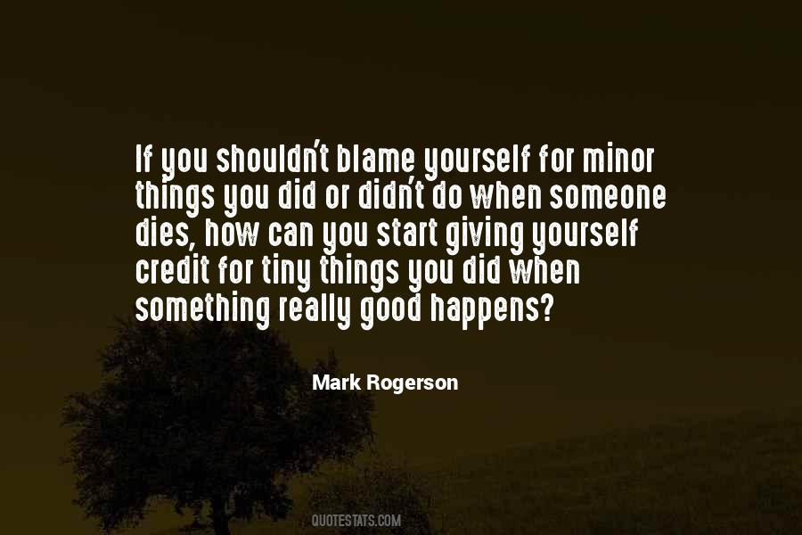 Quotes About Giving Yourself Credit #1040701