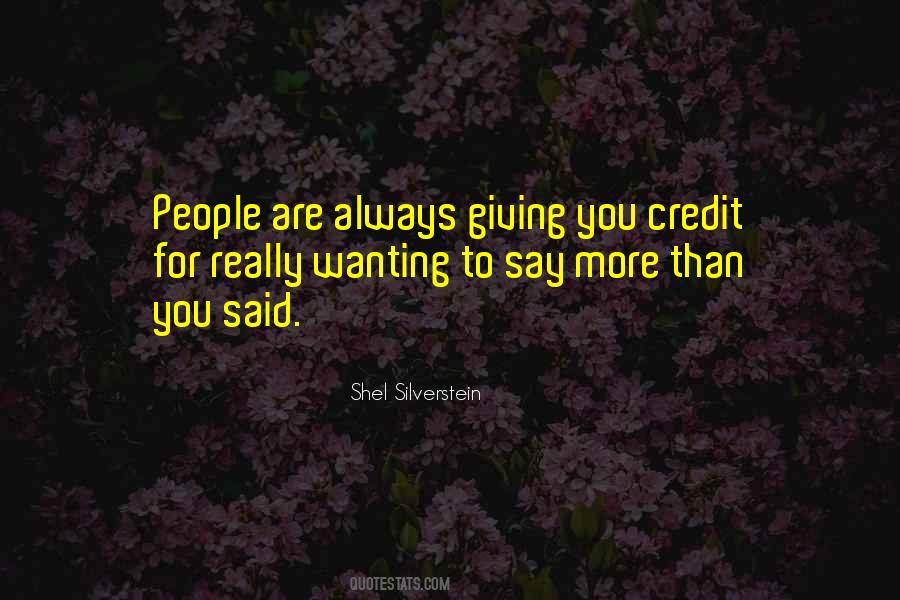 Quotes About Giving Yourself Credit #183962