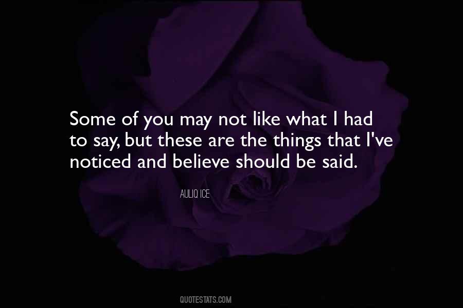 What Should I Say Quotes #1480942