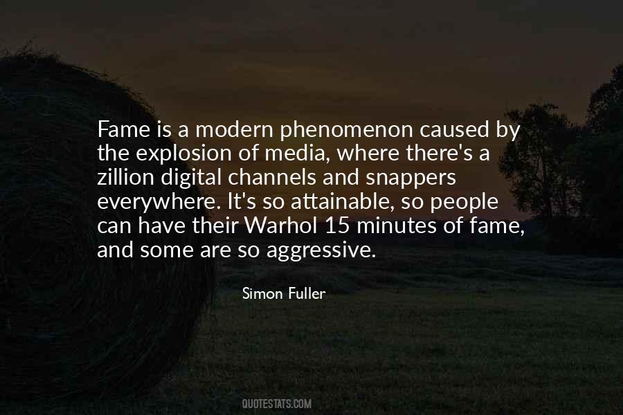 Minutes Of Fame Quotes #936145