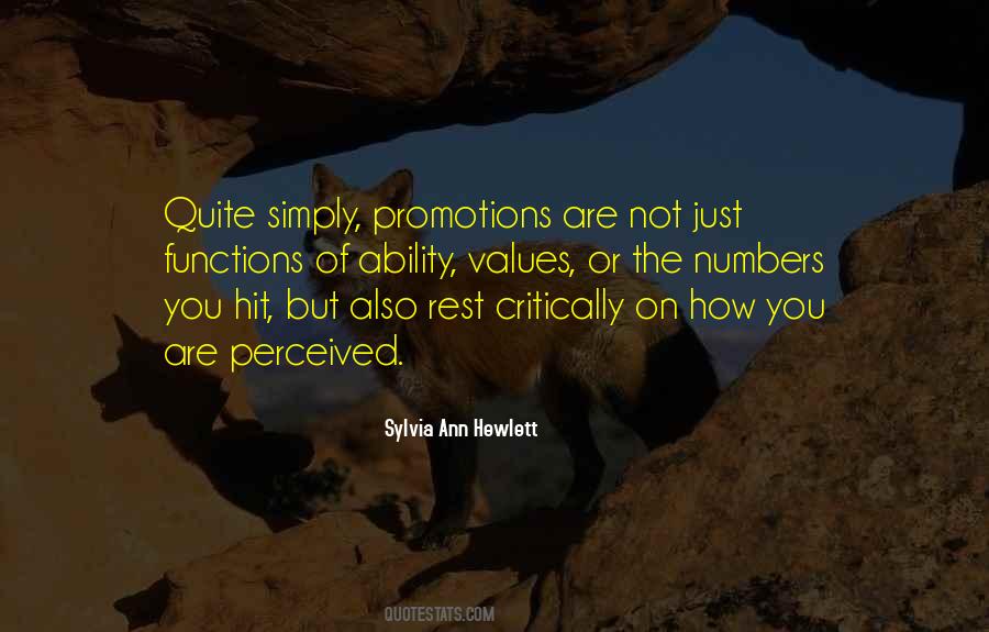 On Promotion Quotes #1063844