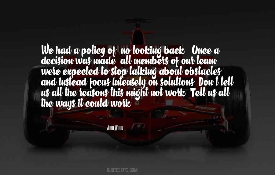 Back To Focus Quotes #1627745