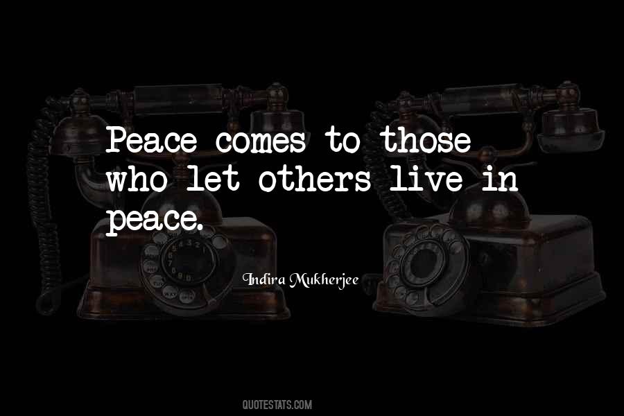 In Peace Quotes #1207356