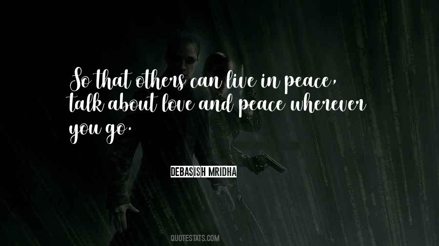 In Peace Quotes #1285194