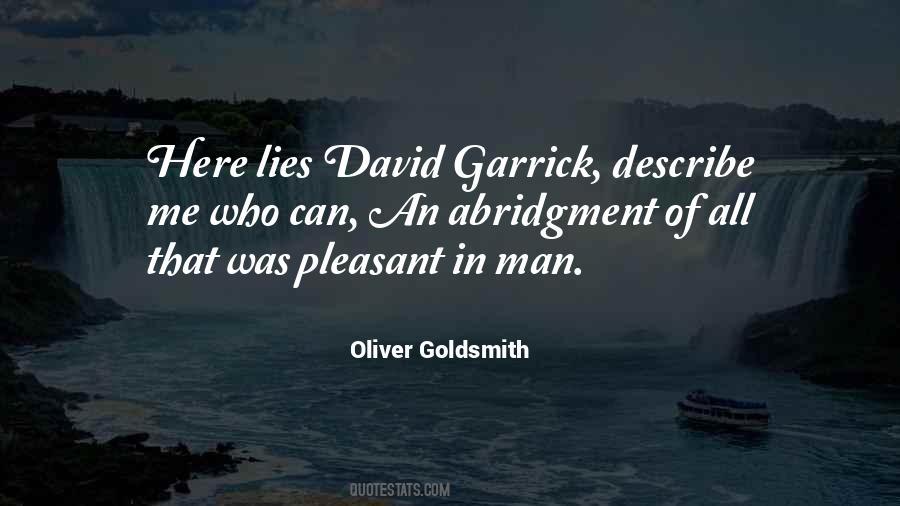 Garrick Quotes #49714