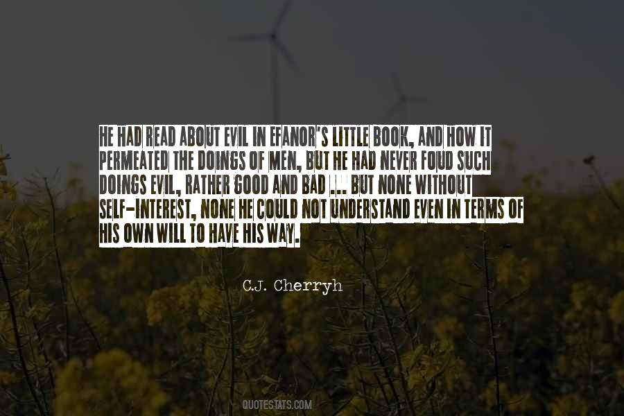 Evil Book Quotes #866008