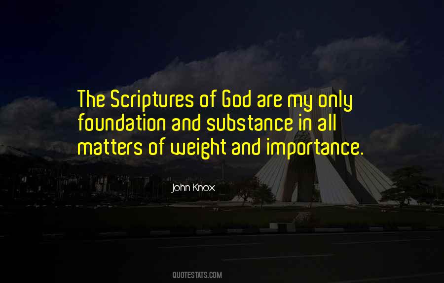 Importance Of God Quotes #1657495