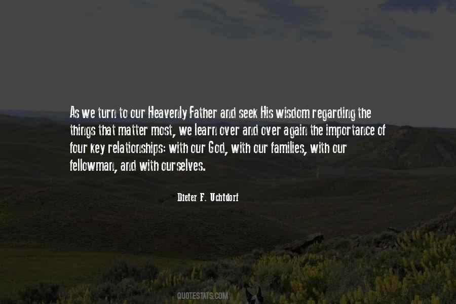 Importance Of God Quotes #991946