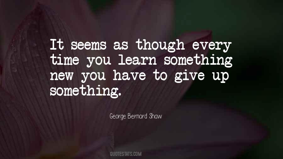 Quotes About Giving Up Something #425351