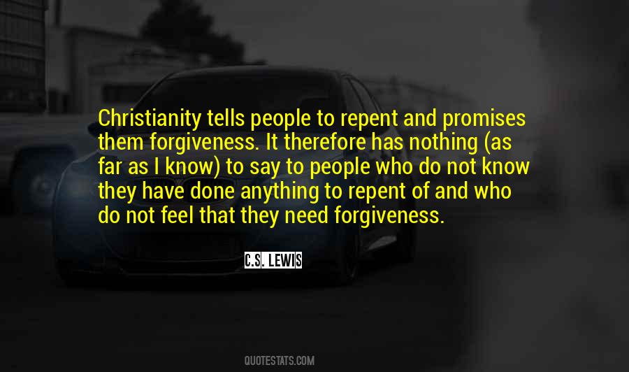 I Repent Quotes #405135
