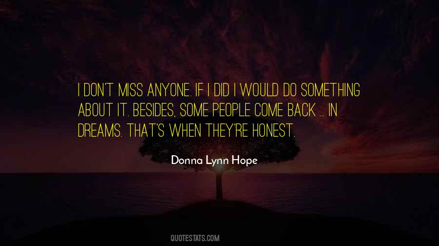 Something I Miss Quotes #1851934