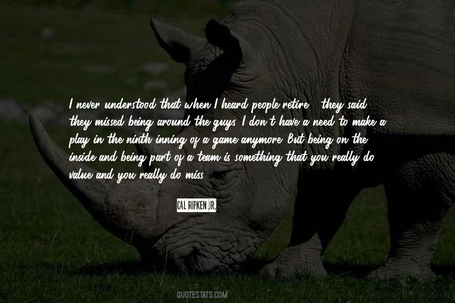 Something I Miss Quotes #570547