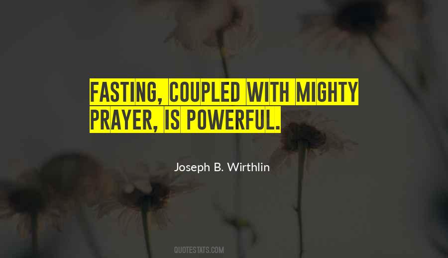 Prayer Fasting Quotes #609552