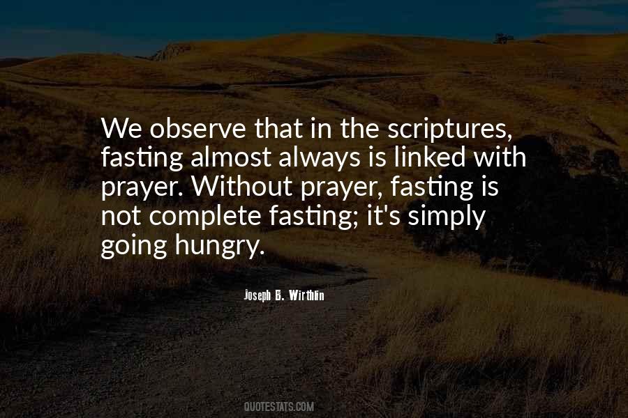 Prayer Fasting Quotes #659651