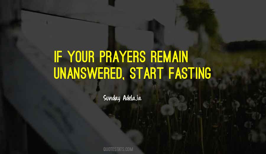 Prayer Fasting Quotes #700820