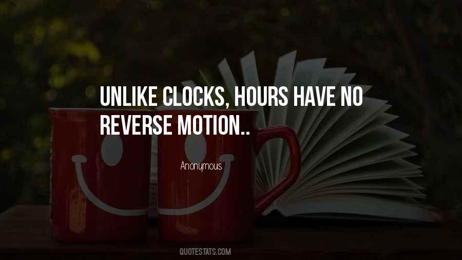 Reverse Time Quotes #710145