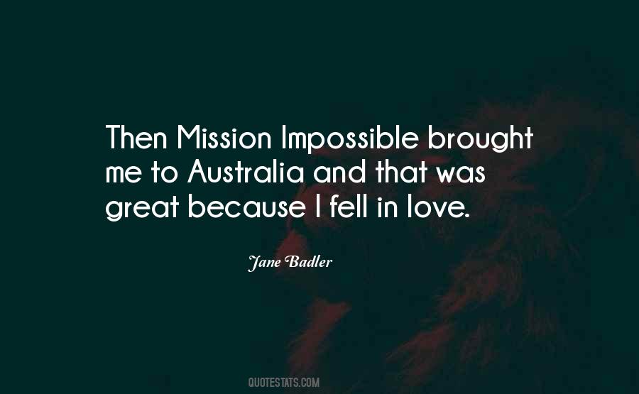 Love Impossible Quotes #108978