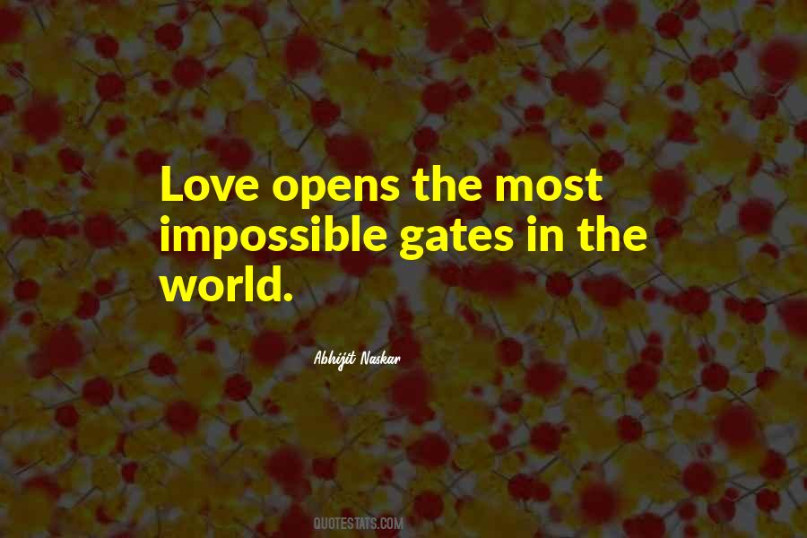 Love Impossible Quotes #1650379