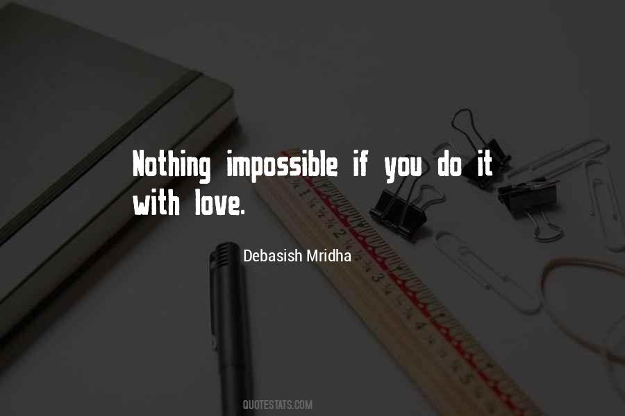 Love Impossible Quotes #45626