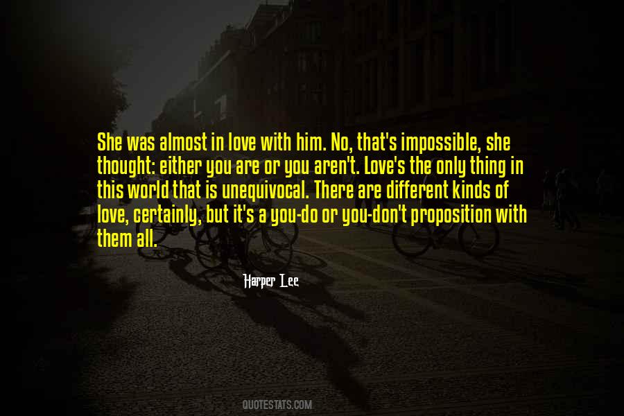 Love Impossible Quotes #66763
