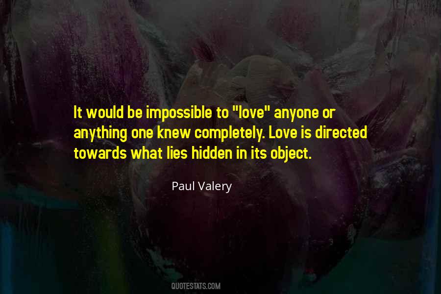 Love Impossible Quotes #738831