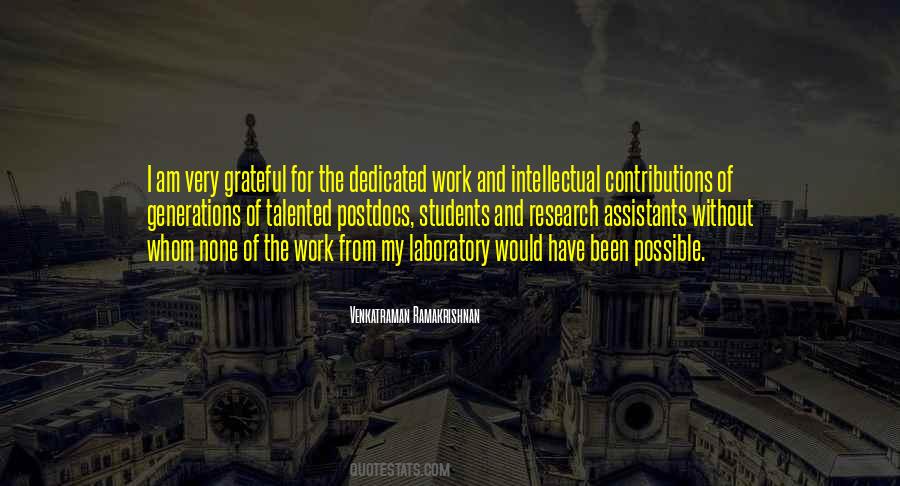Work Dedicated Quotes #128293