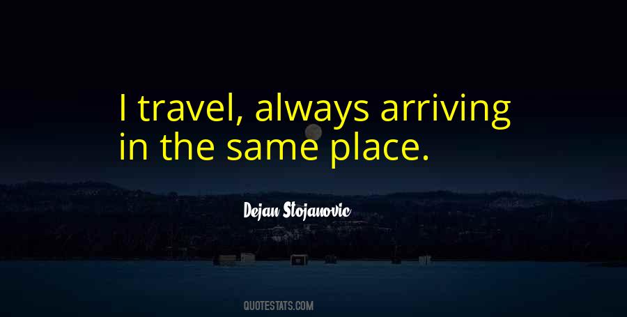 Poetry Travel Quotes #1248787